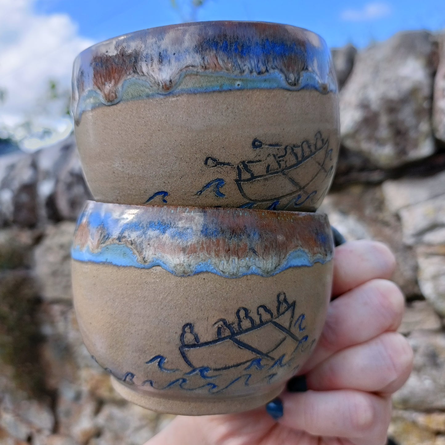 Portobello Rowing cups x2