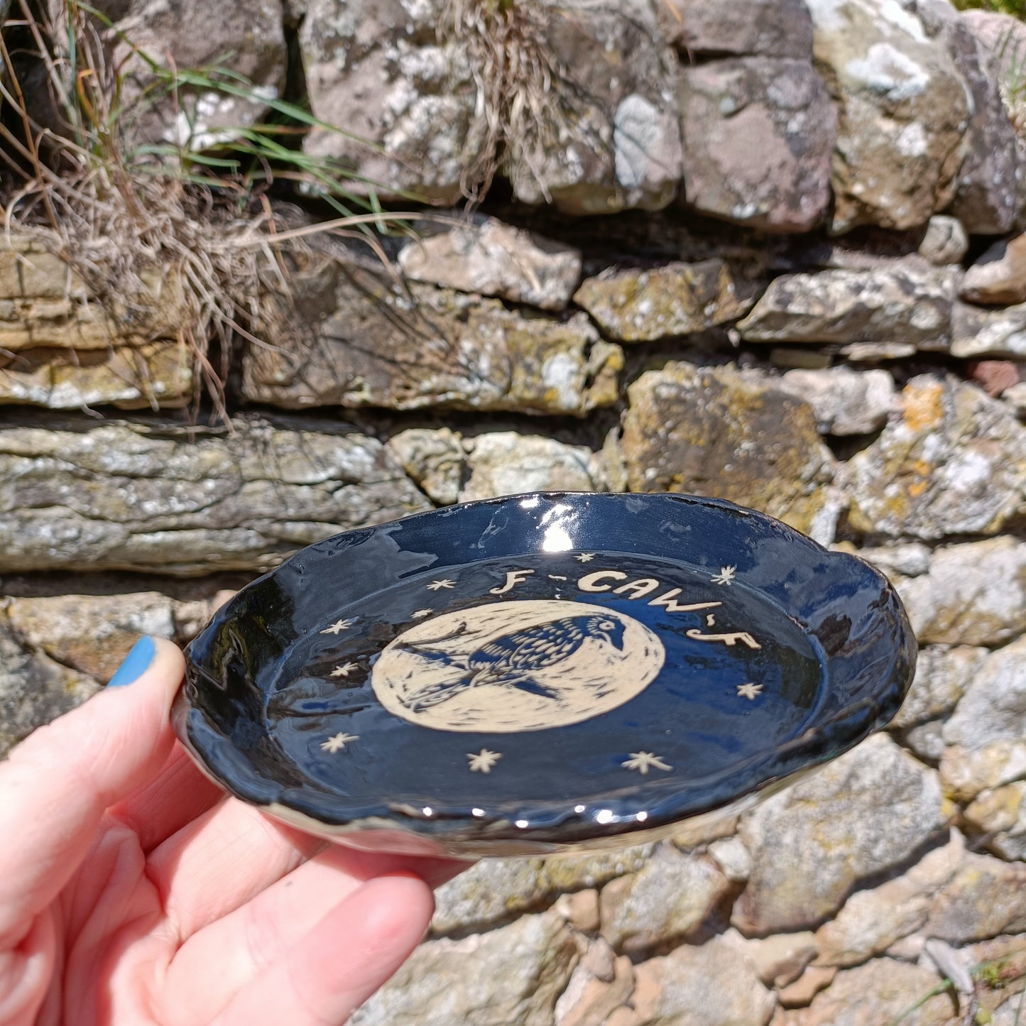 Grumpy Crow - Side plate