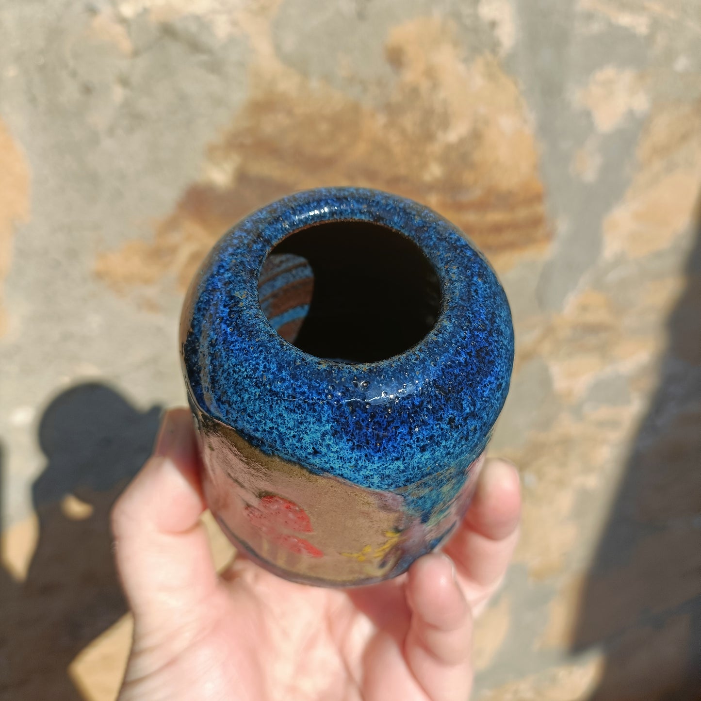 Mushroom Bud Vase