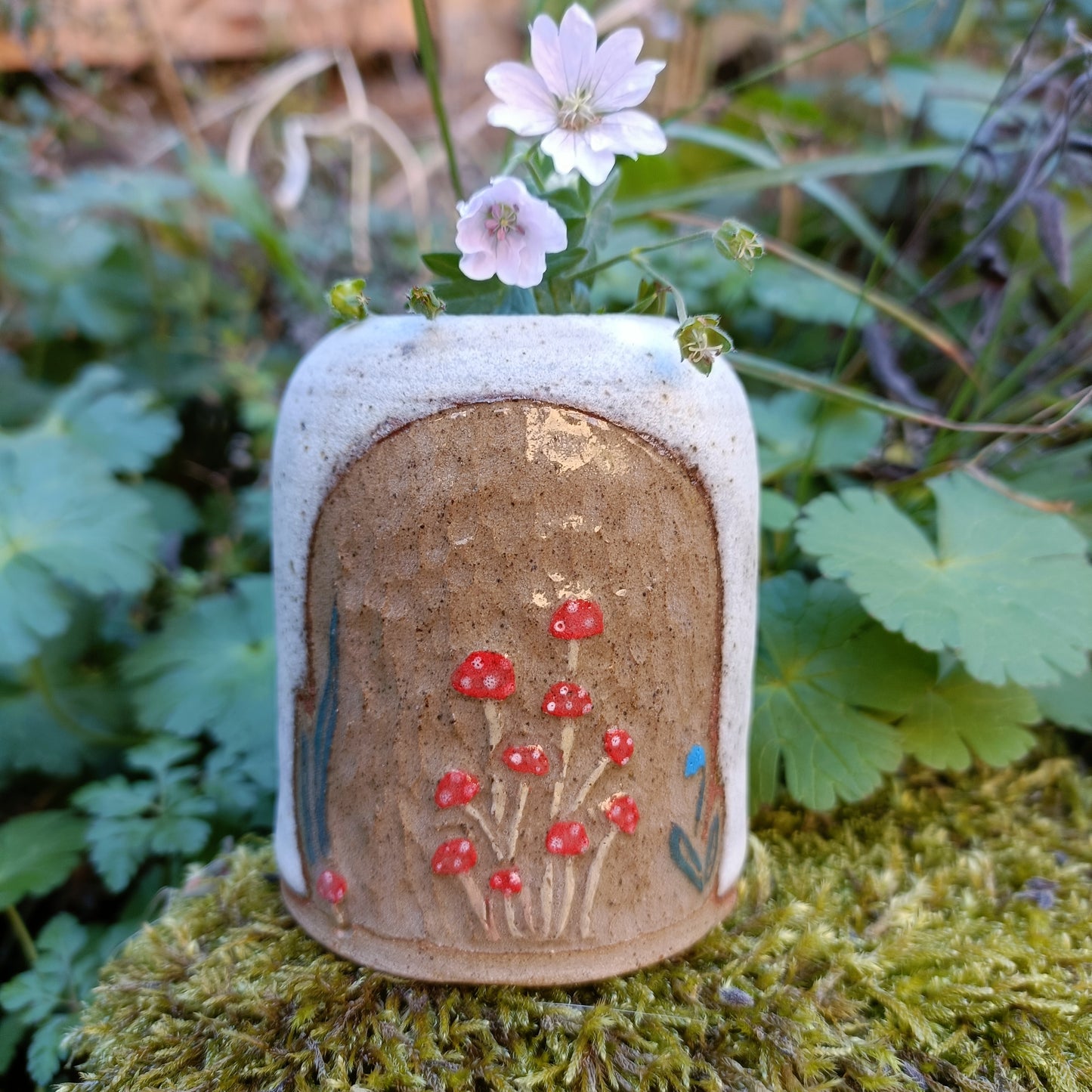 Mini Mushroon bud vase