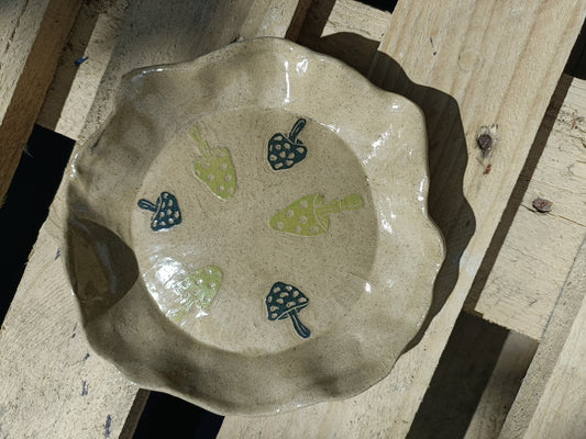 Mushroom side plate
