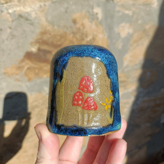 Mushroom Bud Vase