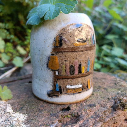 Book Nook Bud Vase