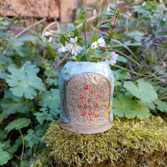 Mini Mushroom Bud Vase