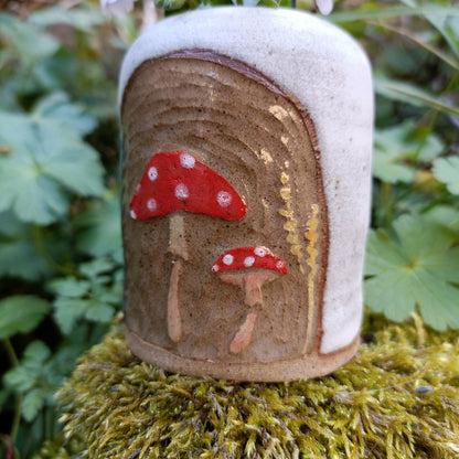 Mini Mushroom Bud Vase